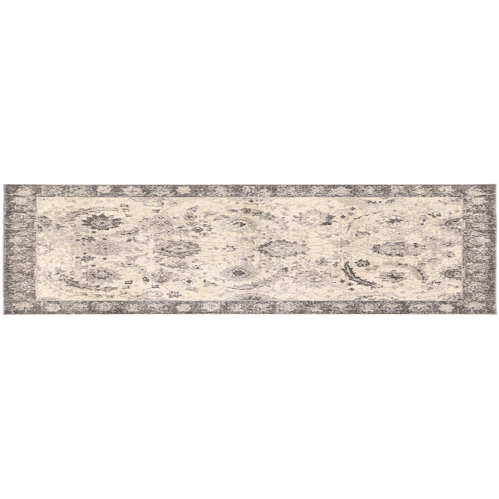 Micah Beige/Black Traditional Rug