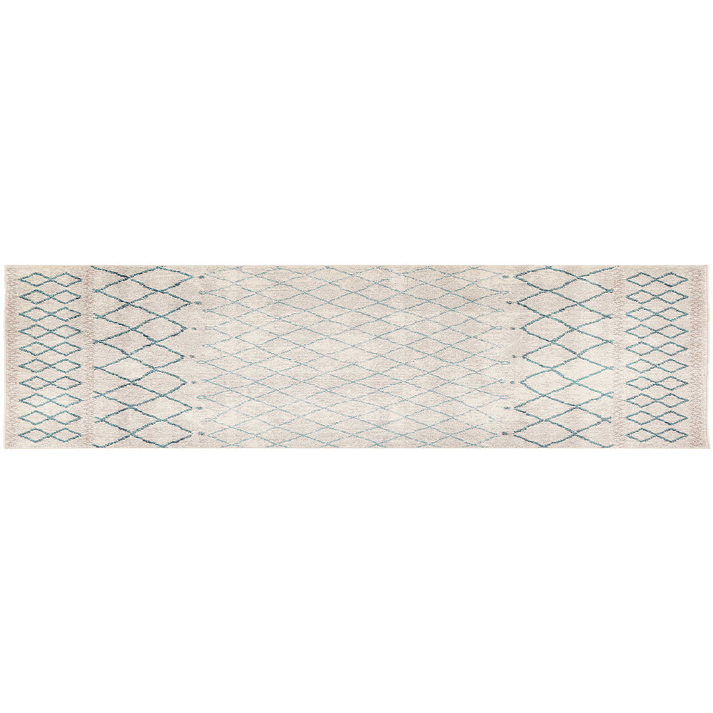 Micah Blue Lattice Rug