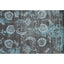 Grey Usma Aqua Silk Rug