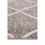 Kimberley Criss Cross Modern Rug, 150x80cm, Mocha