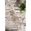 Kimberley Meandering Triangles Modern Rug, 150x80cm, Latte