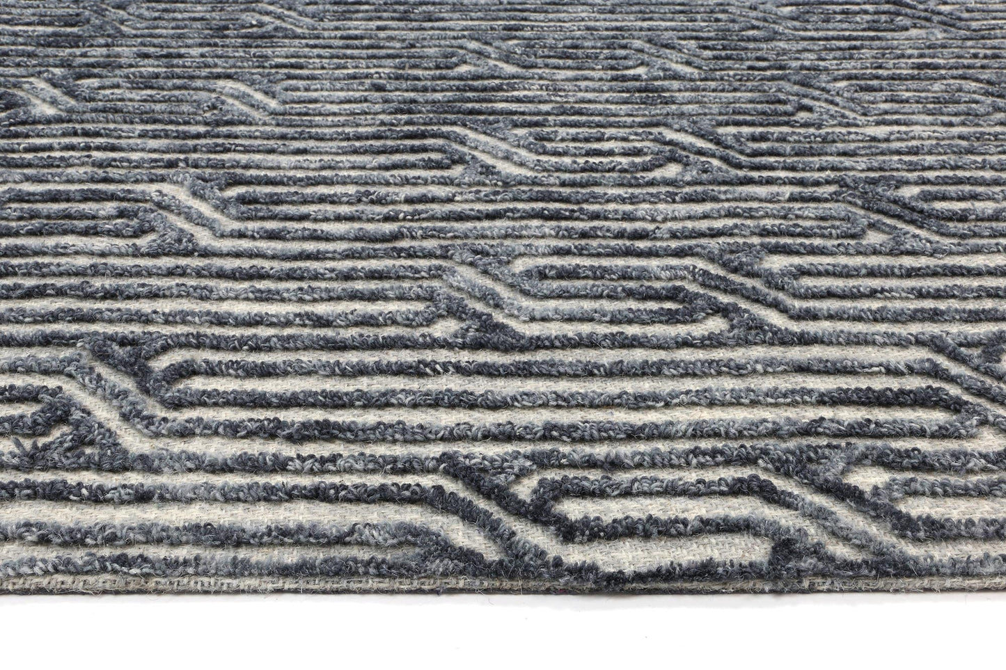 Mirabella Almeria Blue Contemporary Rug