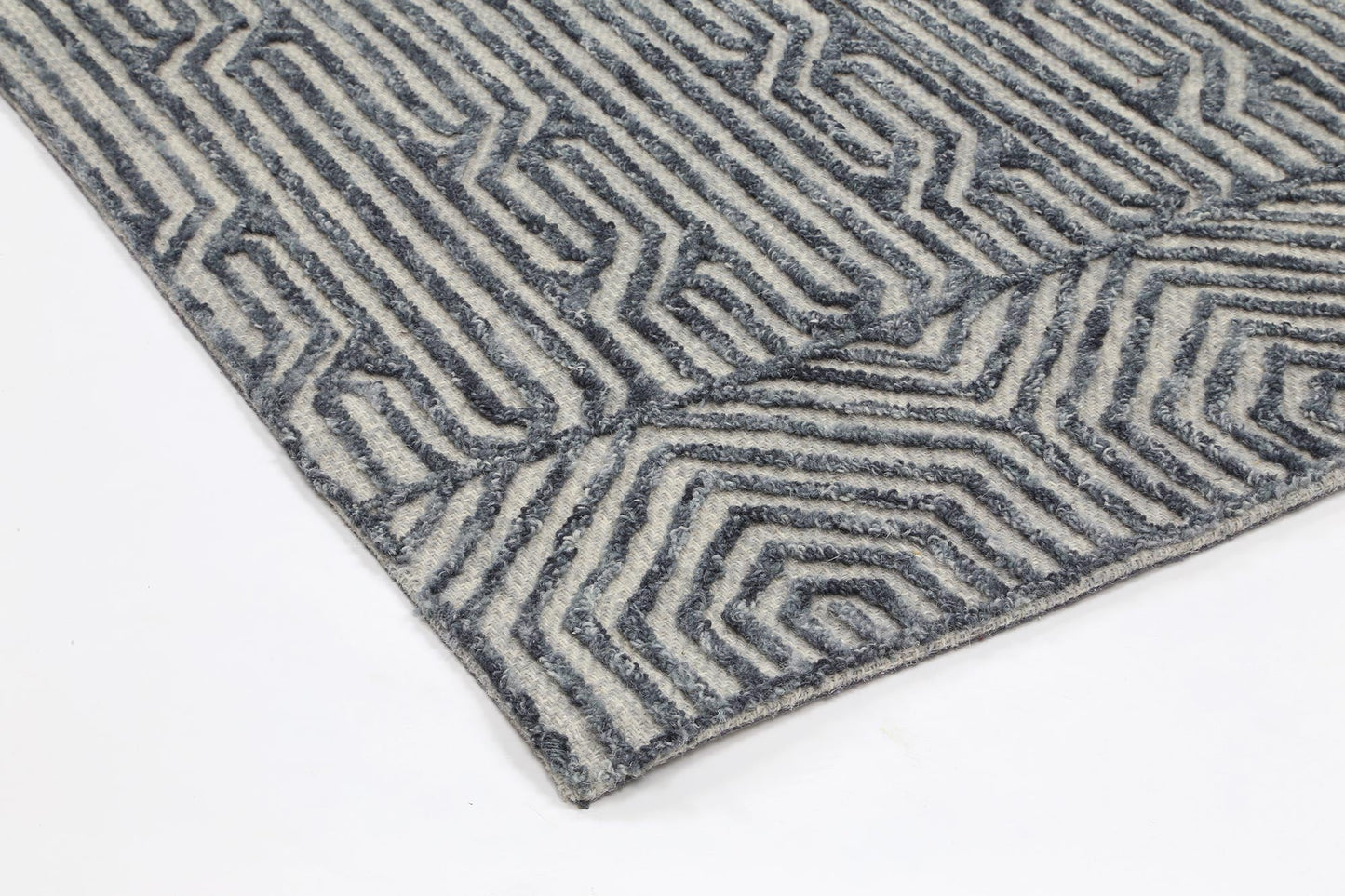 Mirabella Almeria Blue Contemporary Rug