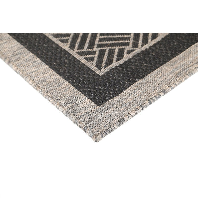 Sisalo Judith Egyptian Made Rug, 67x140cm, Black