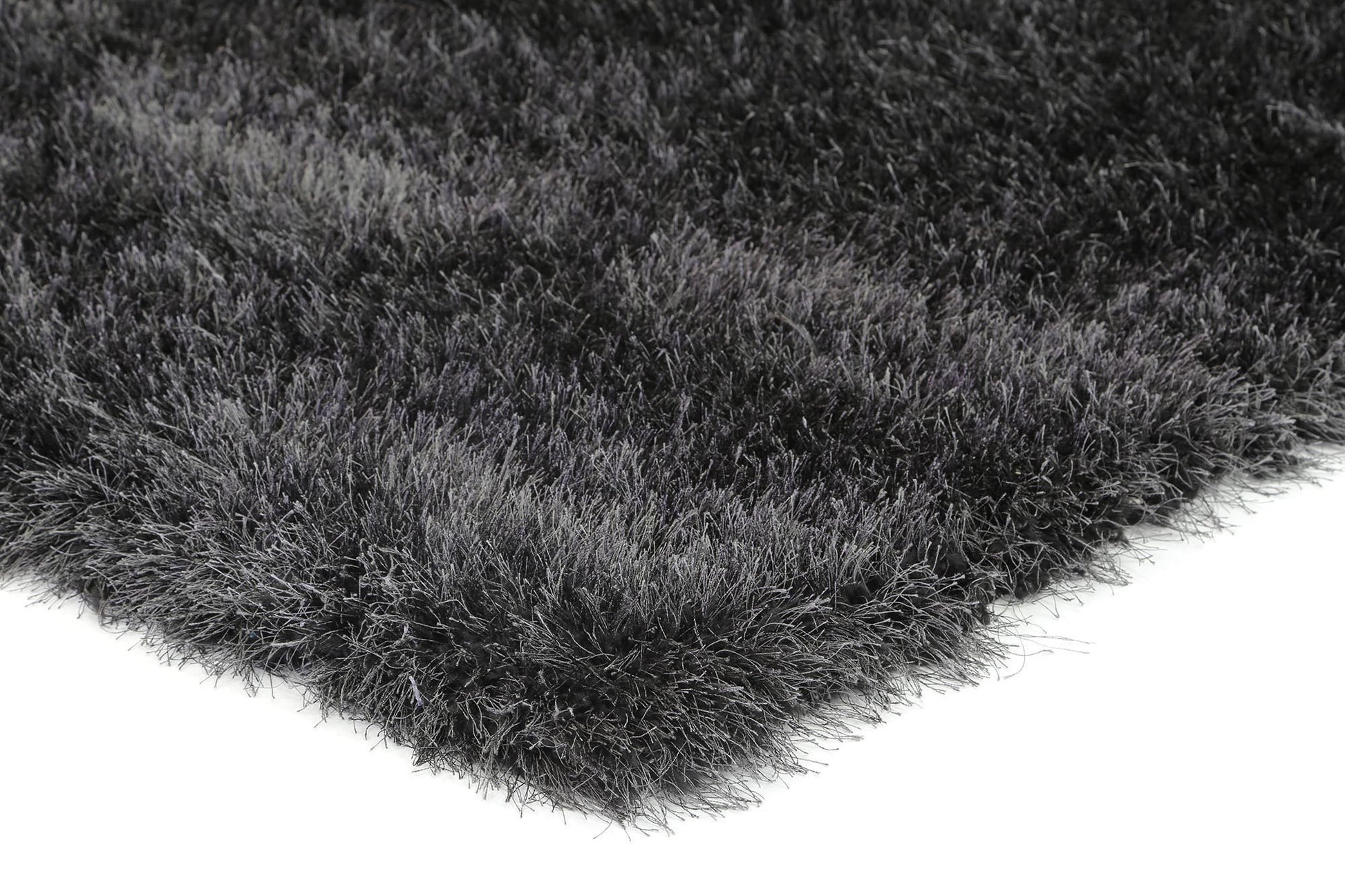 Black Evas Shag Rug - Nova Rugs