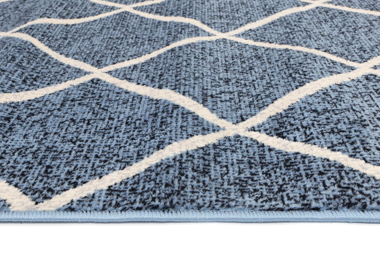 Blue Elise Trellis Rug - Nova Rugs