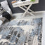 Blue & Grey Elise Abstract Rug - Nova Rugs