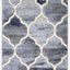 Blue & Grey Lattice Boston Rug - Nova Rugs