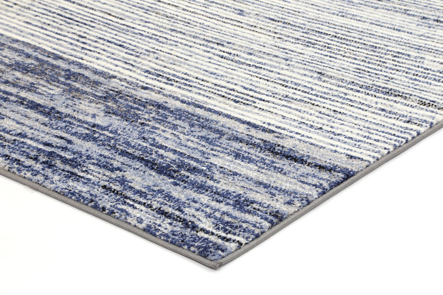 Blue Modern Hampton Power Loomed Rug - Nova Rugs