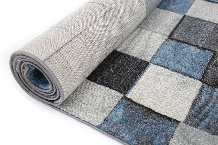 Blue Patchwork Neva Rug - Nova Rugs