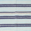 Blue Striped Cotton Kathmandu Rug - Nova Rugs