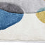 Blue & Yellow Harry Circle Bubble Rug - Nova Rugs