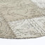Celeste Chenille & Cotton Bohemian Patchwork Rug, Beige / Cream - Nova Rugs
