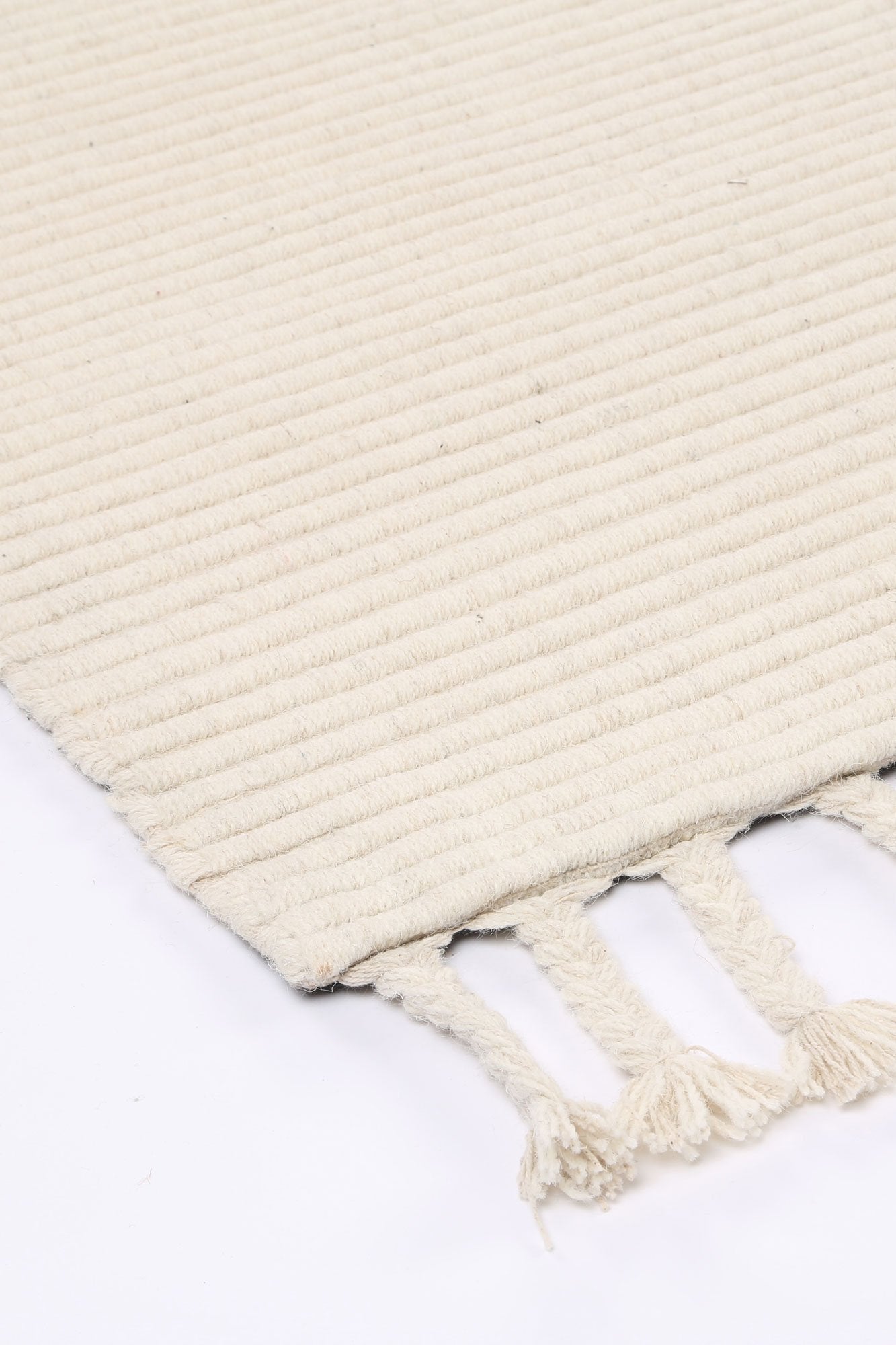 Cream Padma Hand-Tufted Wool-Blend Rug - Nova Rugs