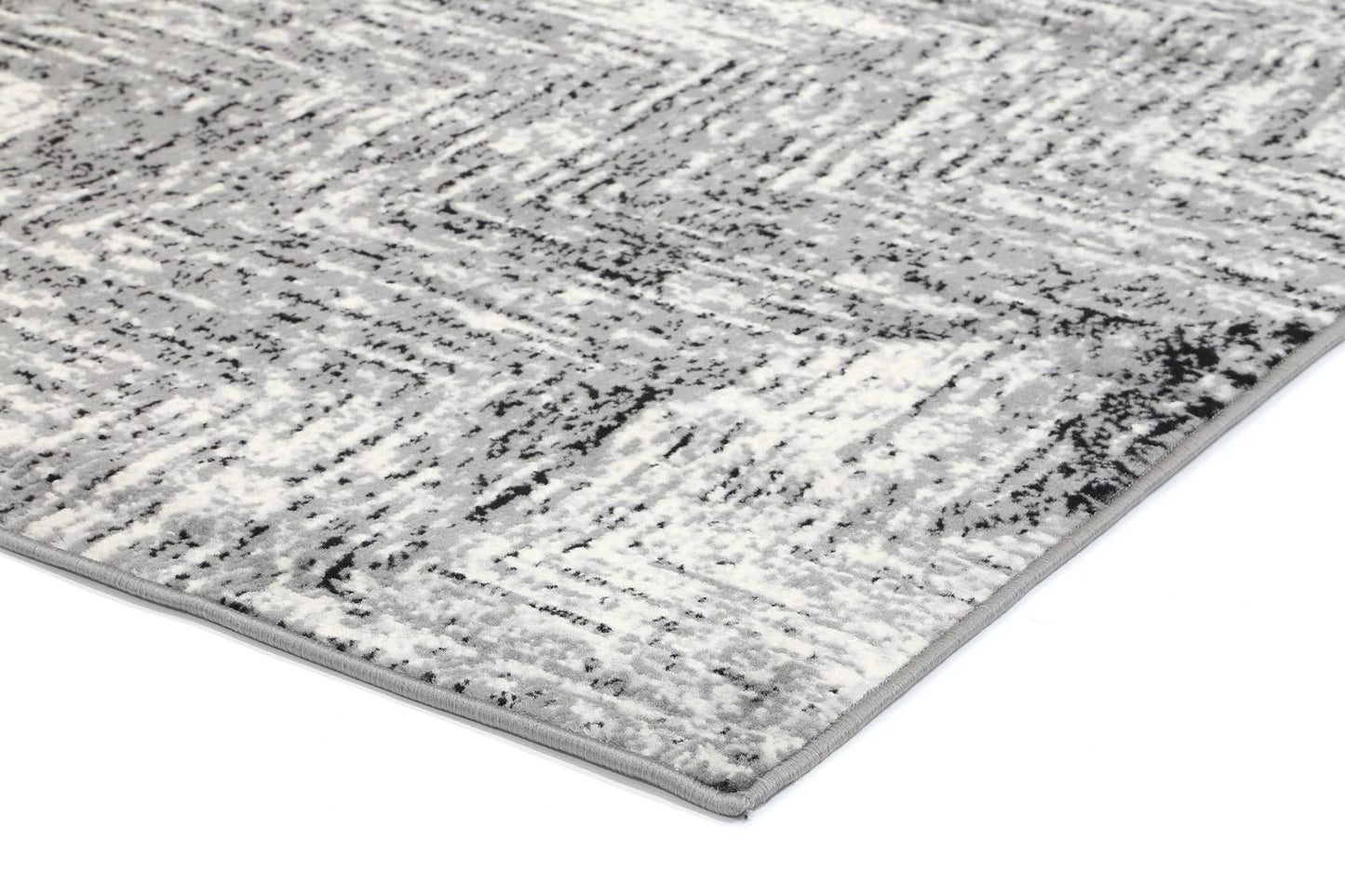 Dark Grey Elise Steps Rug - Nova Rugs