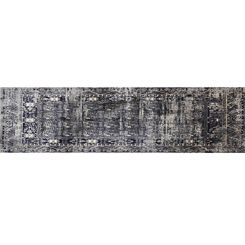 Expression Grey Distressed Traditional Vintage Seasons Persian Rug