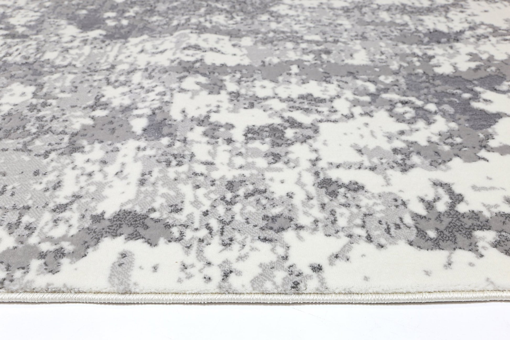 Grey Ash Abstract Rug - Nova Rugs