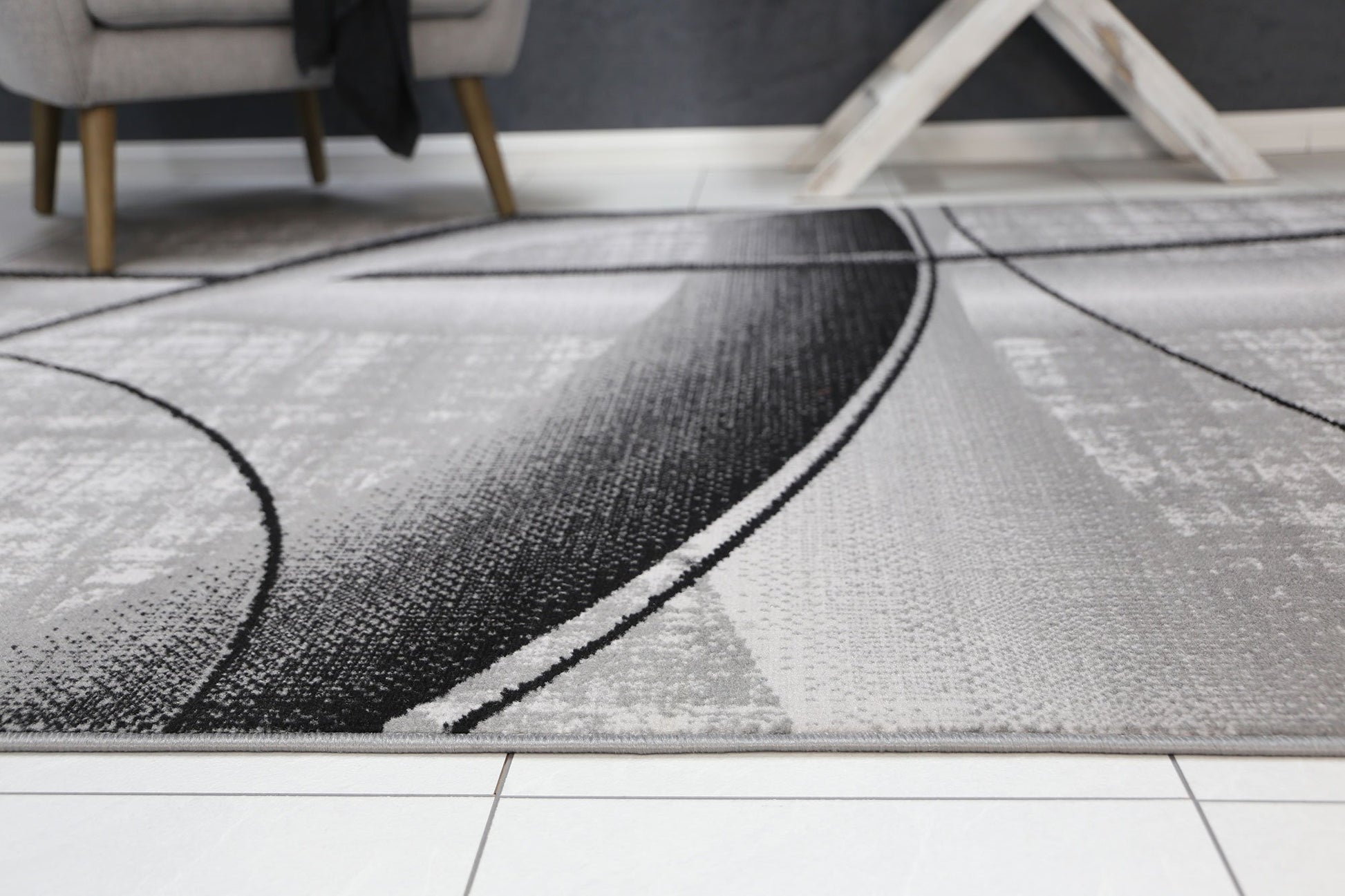 Grey Elise Tunnel Rug - Nova Rugs