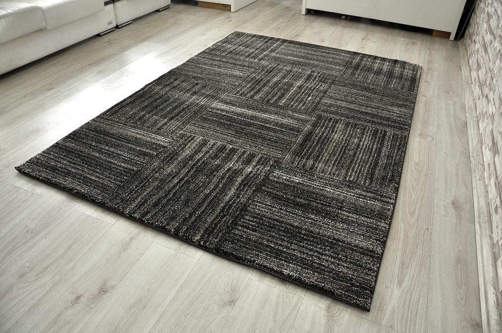 Habit Modern Rug, Black - Nova Rugs