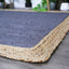 Hampton II Reversible Jute Rug, Grey - Nova Rugs