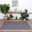 Hampton II Reversible Jute Rug, Grey - Nova Rugs