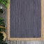 Hampton II Reversible Jute Rug, Grey - Nova Rugs