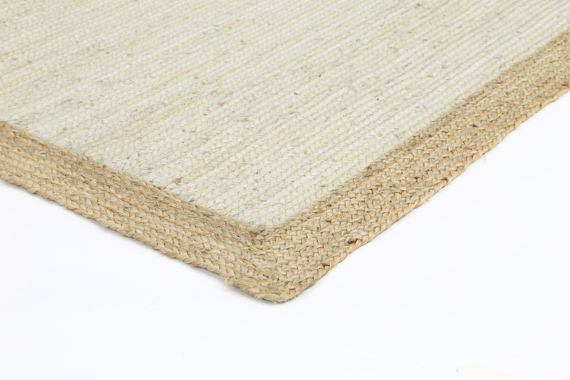 Hampton II Reversible Jute Rug, Pearl - Nova Rugs