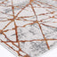 Isaiah Geometric Rust Rug - Nova Rugs