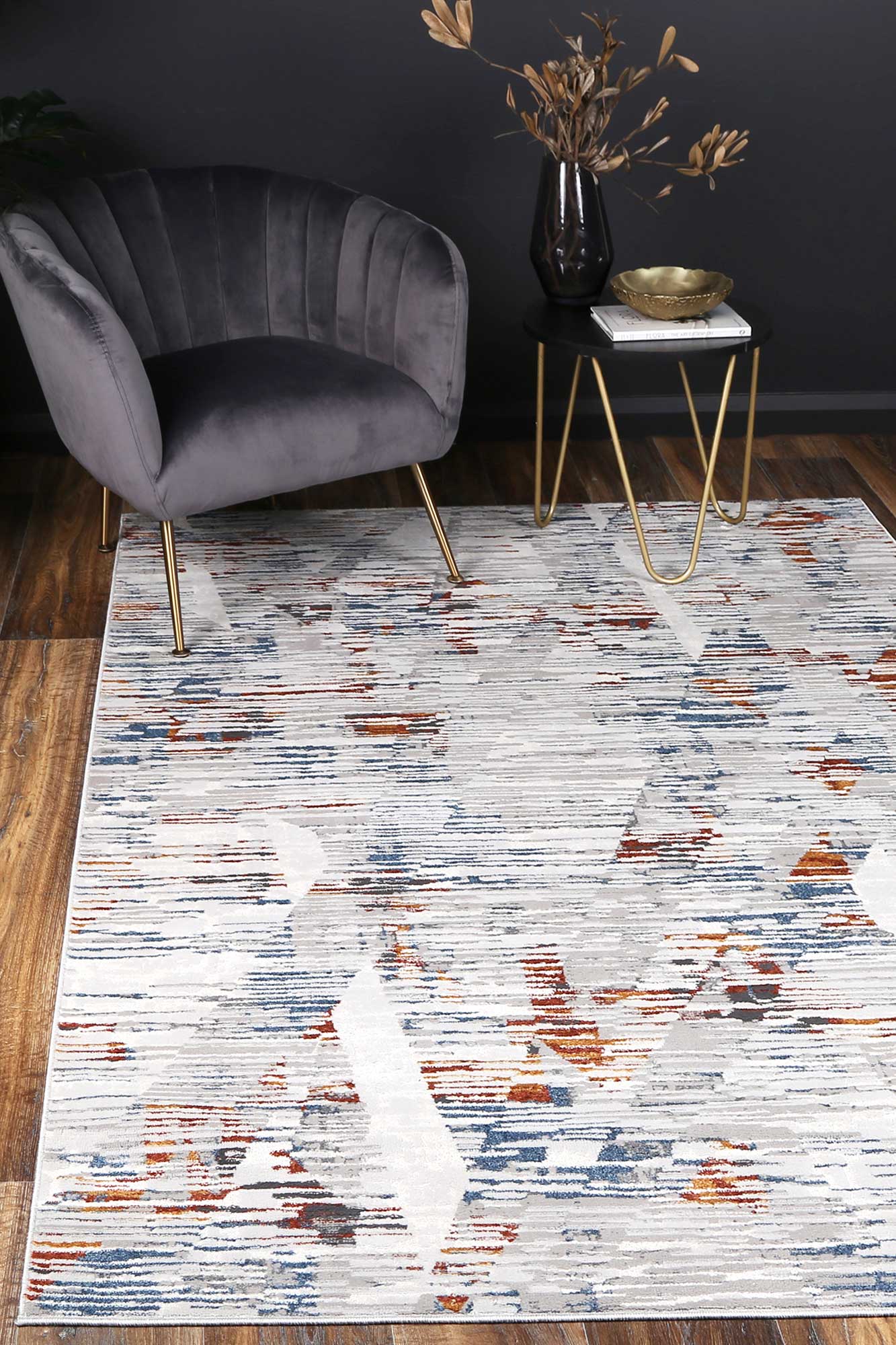 Isaiah Multi Abstract Rug - Nova Rugs