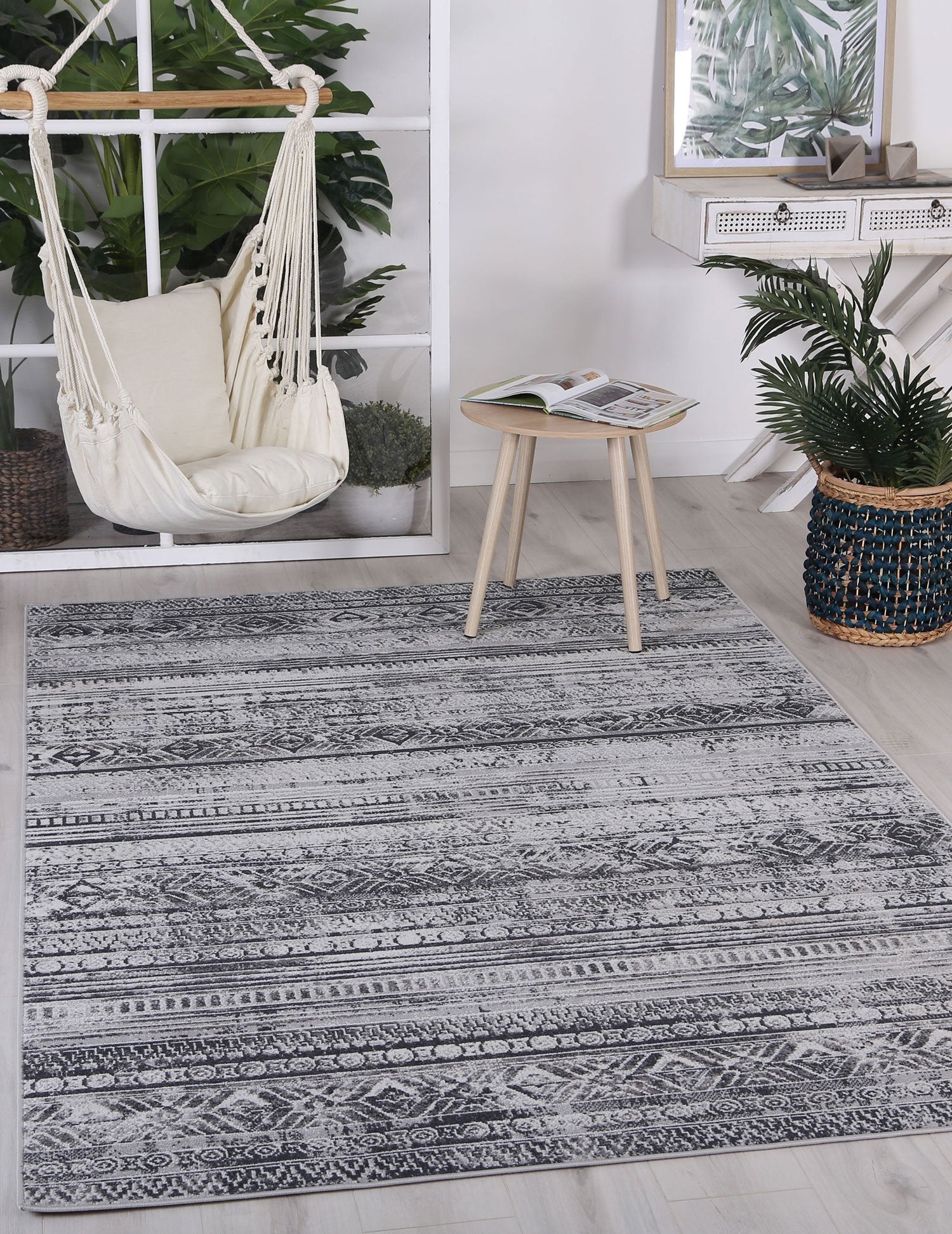 Madden Indoor/Outdoor Rug, Grey - Nova Rugs