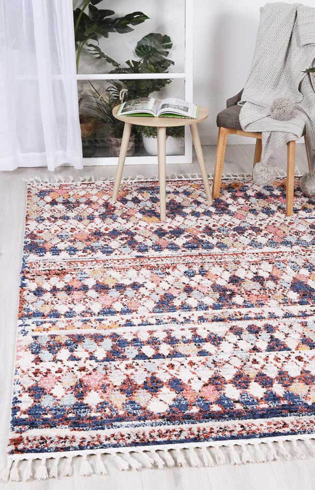 Multi-Coloured Casablanca Boho Moroccan Rug - Nova Rugs