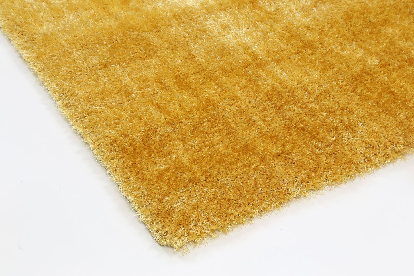 Mustard Eden Soft Shag Rug - Nova Rugs