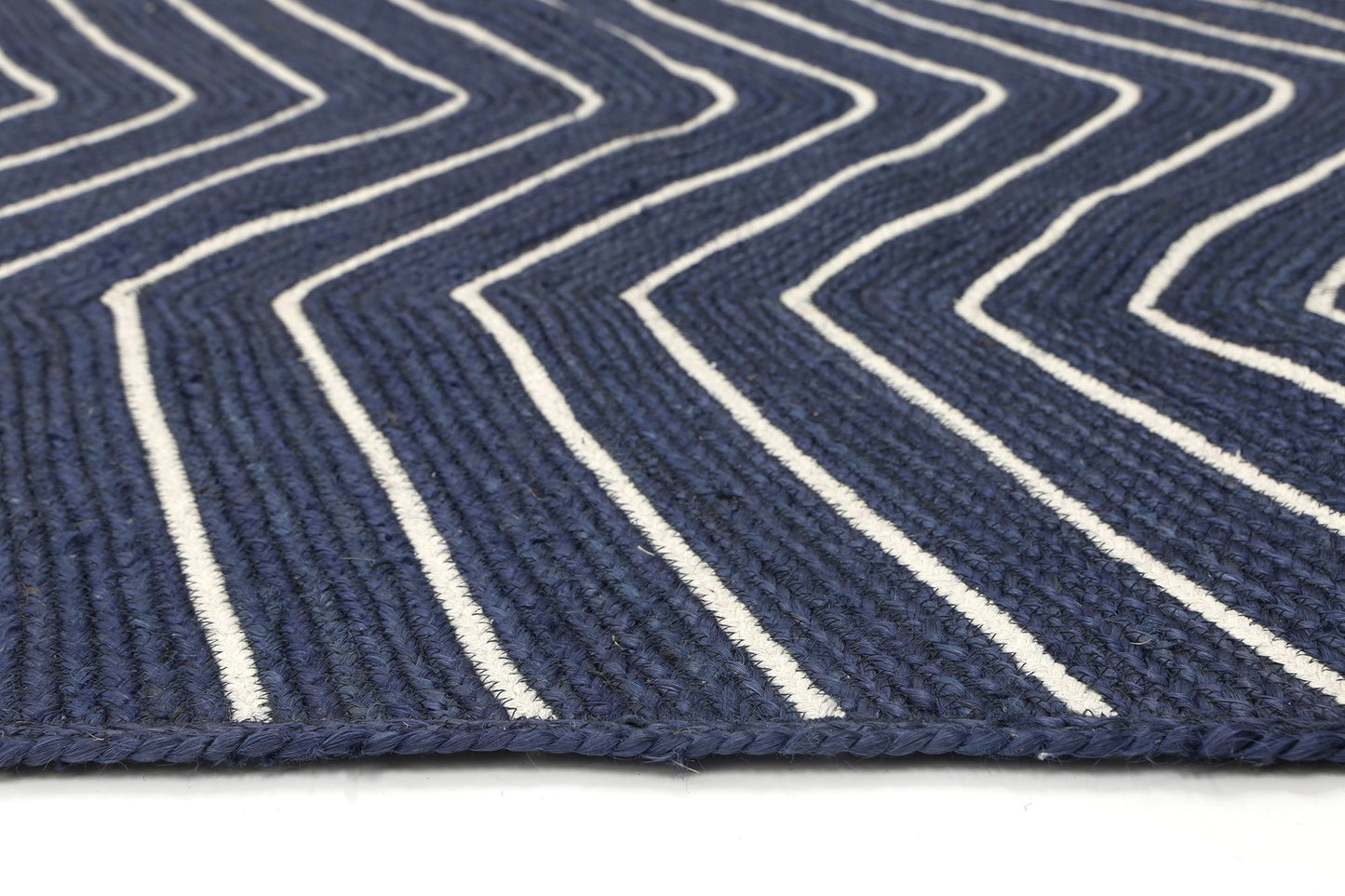 Navy Artisan Contemporary Rug - Nova Rugs