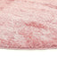 Pink Eden Soft Shag Round Rug - Nova Rugs