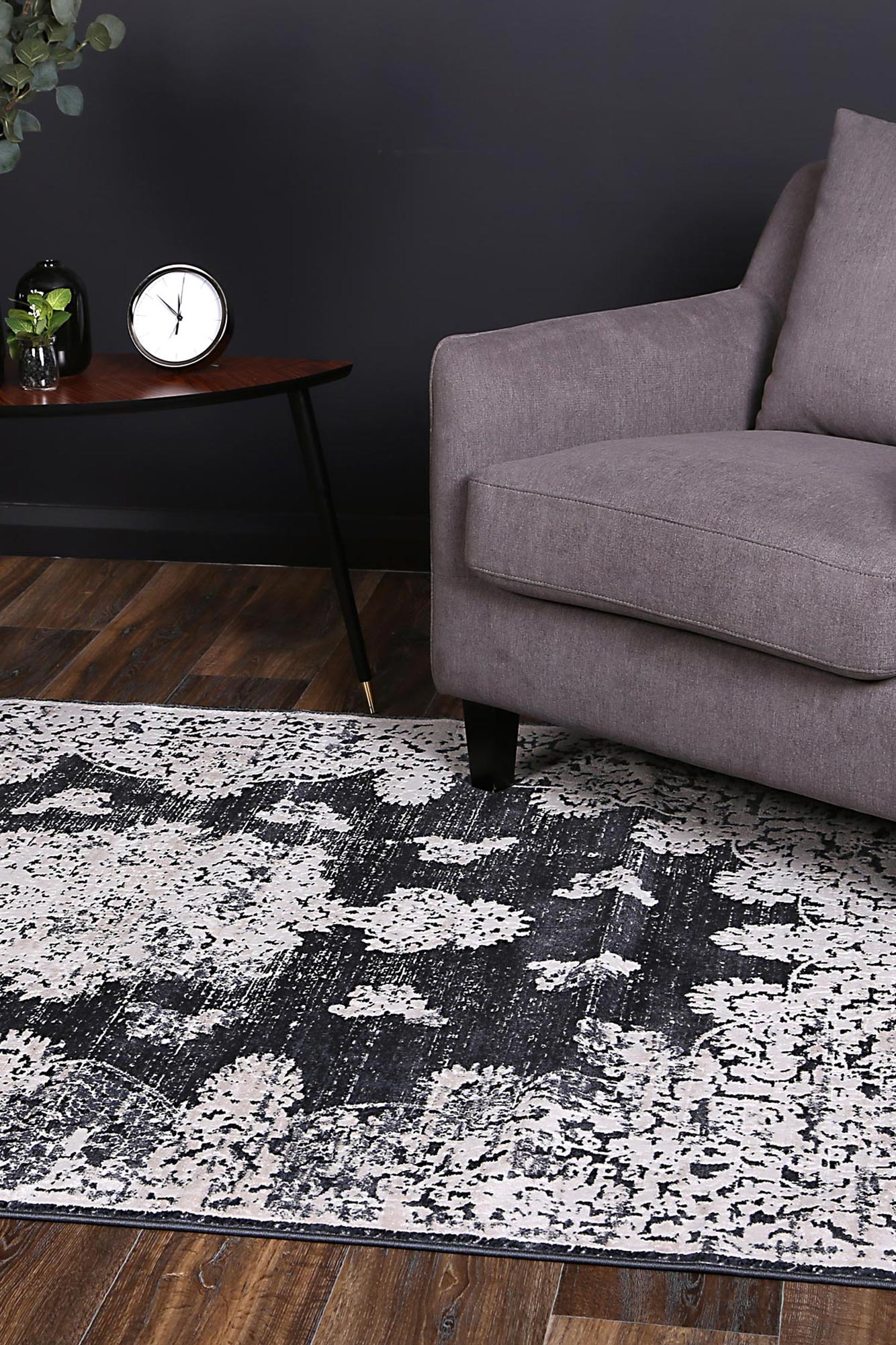 Rapsody Medallion Navy Rug - Nova Rugs