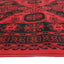 Red & Black Elise Border Rug - Nova Rugs