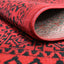 Red & Black Elise Geometric Rug - Nova Rugs