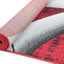 Red & Grey Elise Tunnel Rug - Nova Rugs