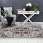 Red & Light Grey Elise Art Deco Rug - Nova Rugs