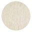 Scandi Beige Brown Reversible Wool Round Rug - Nova Rugs