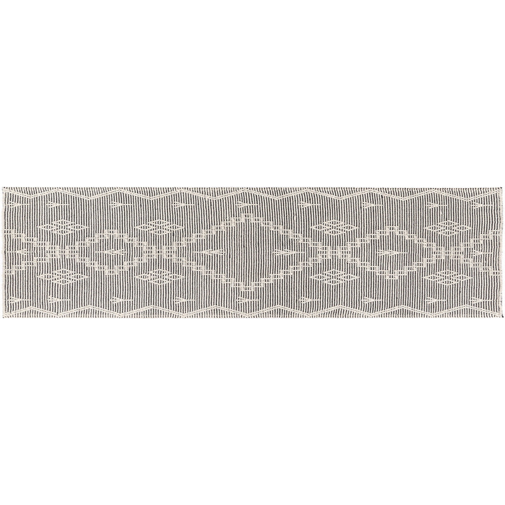 Grey & Cream Dipti Hand-Tufted Wool-Blend Rug