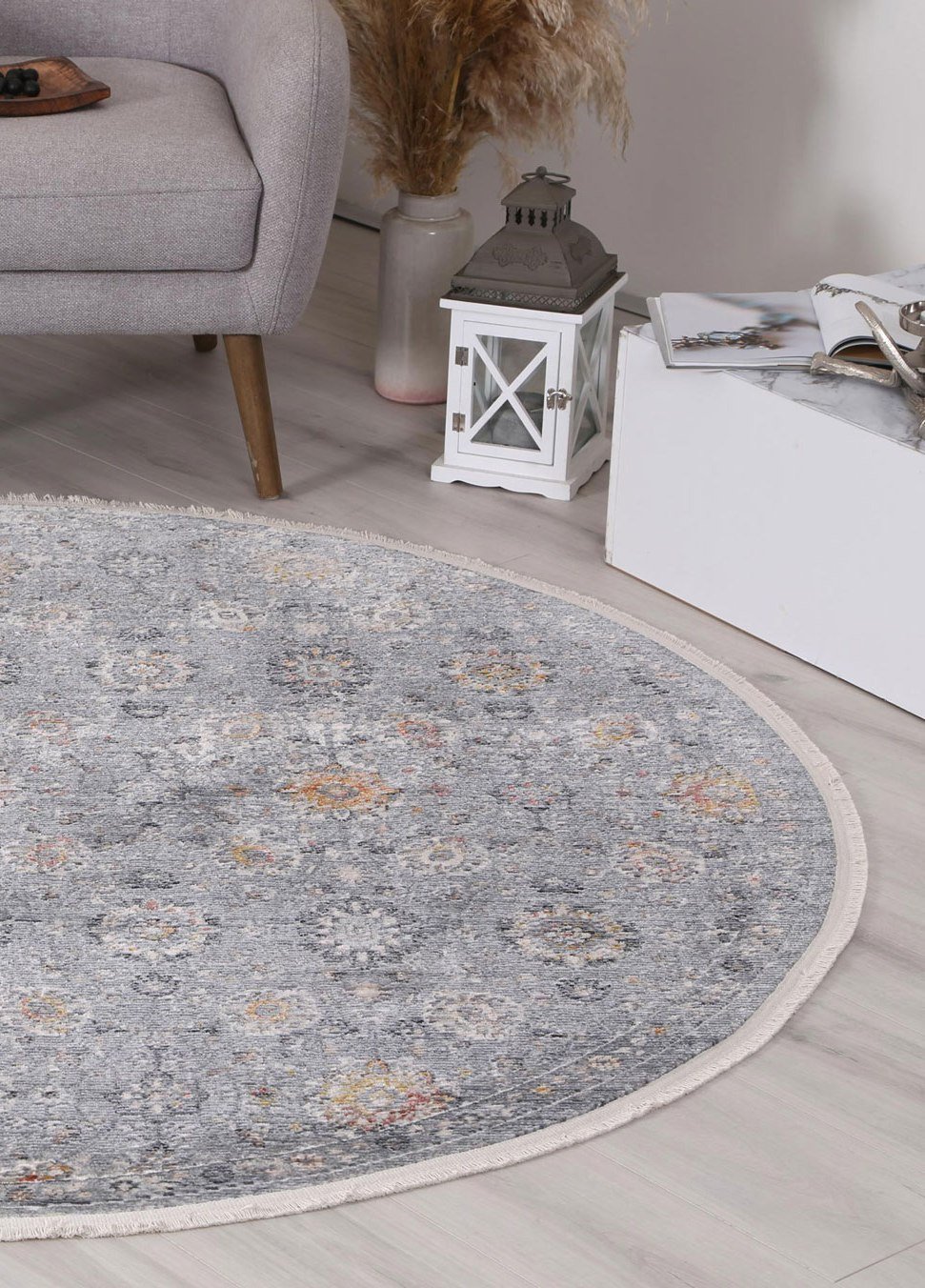 Walten Oriental Round Rug - Nova Rugs